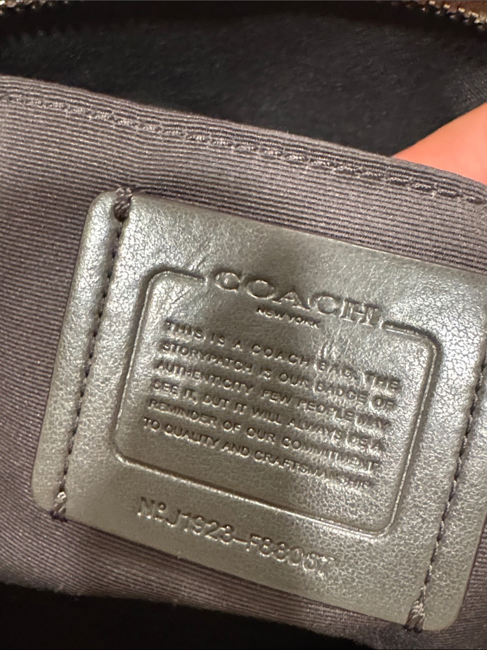 Coach Bag Metallic Champagne Gold Zip Top Tote - Picture 12 of 17